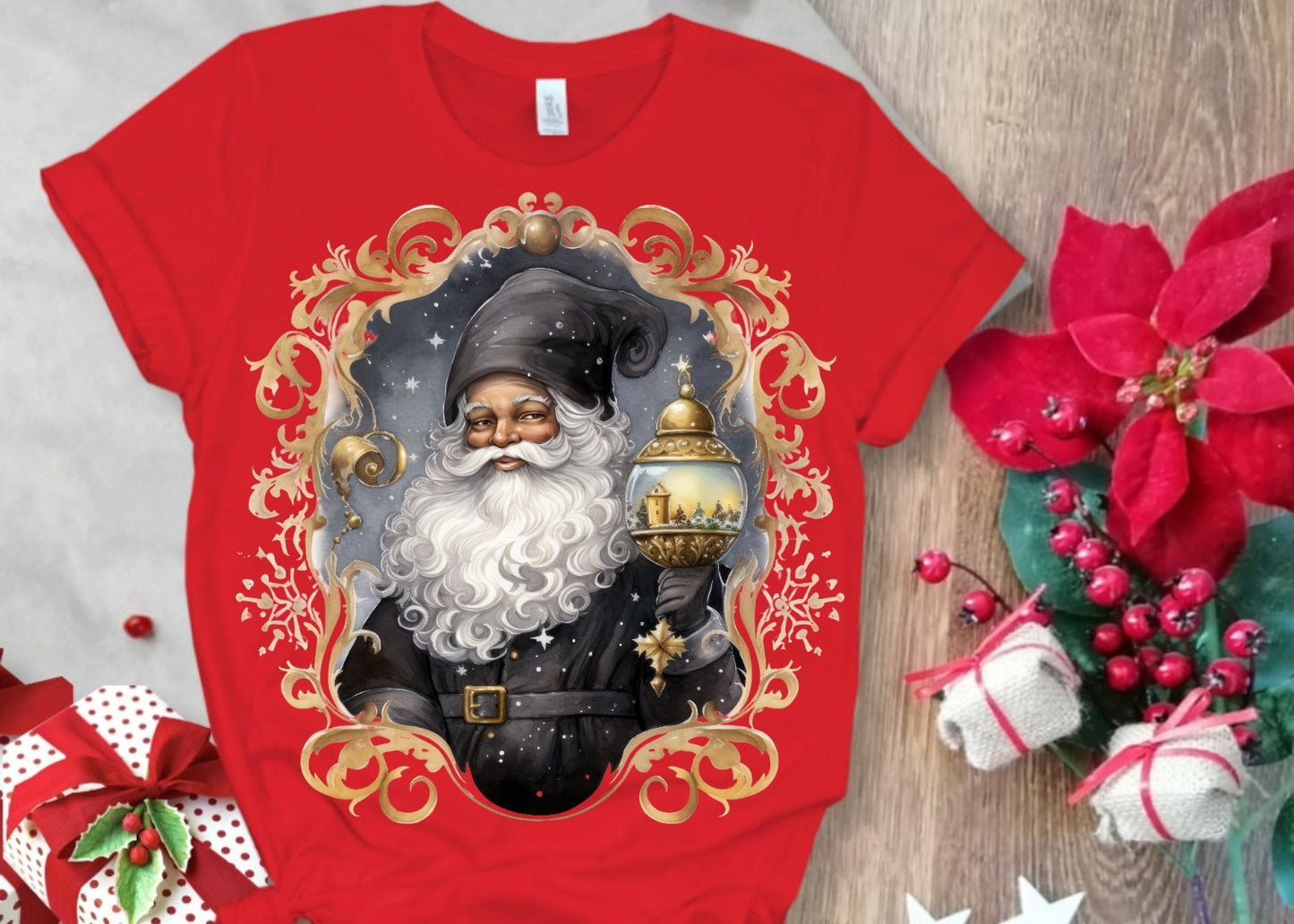 Christmas Santa Sublimation/DTF T-Shirt Images Bundle