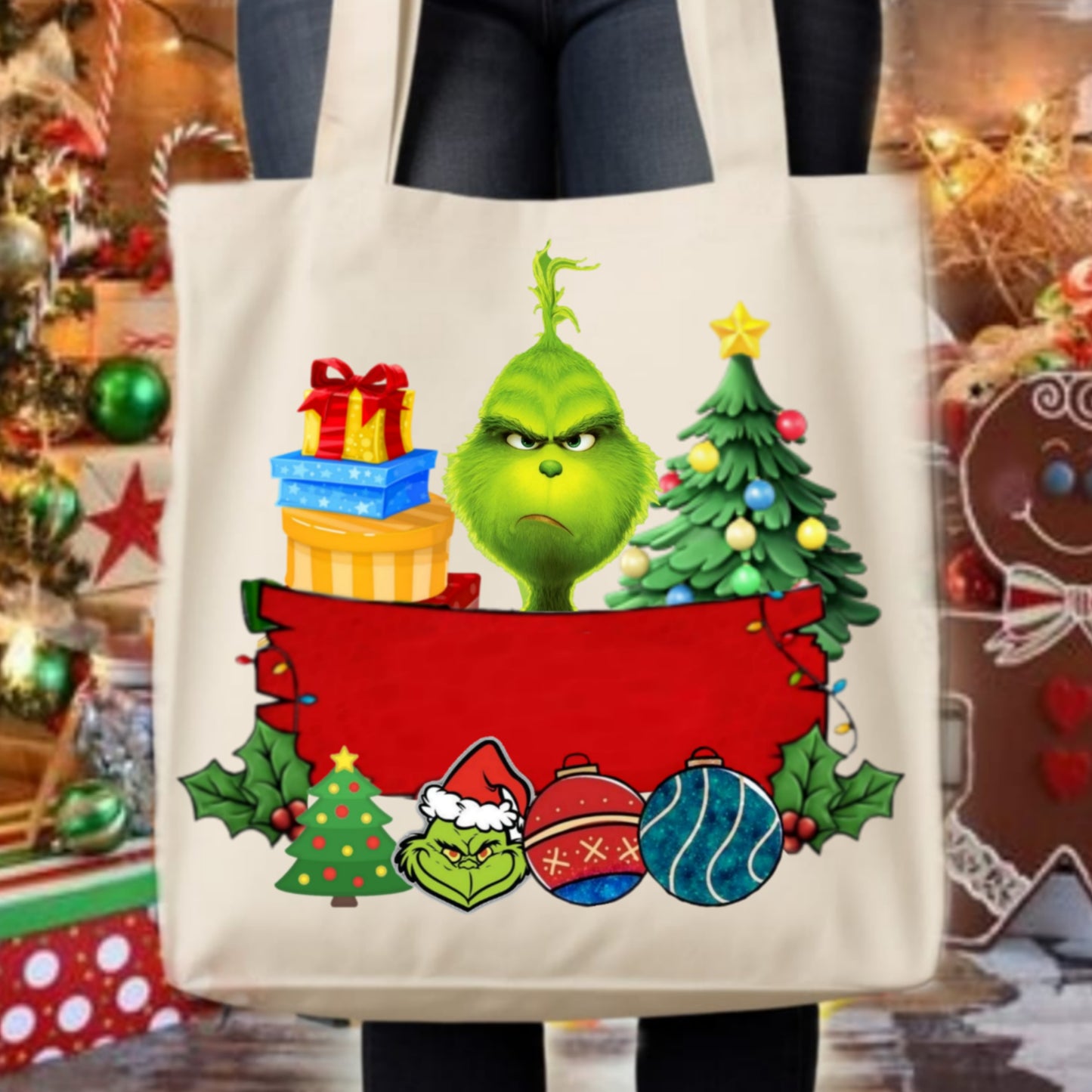 Christmas Grouch Tote Images Bundle