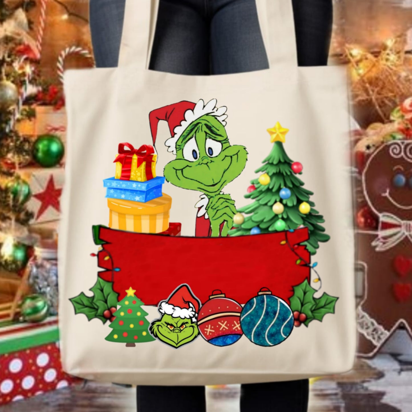 Christmas Grouch Tote Images Bundle