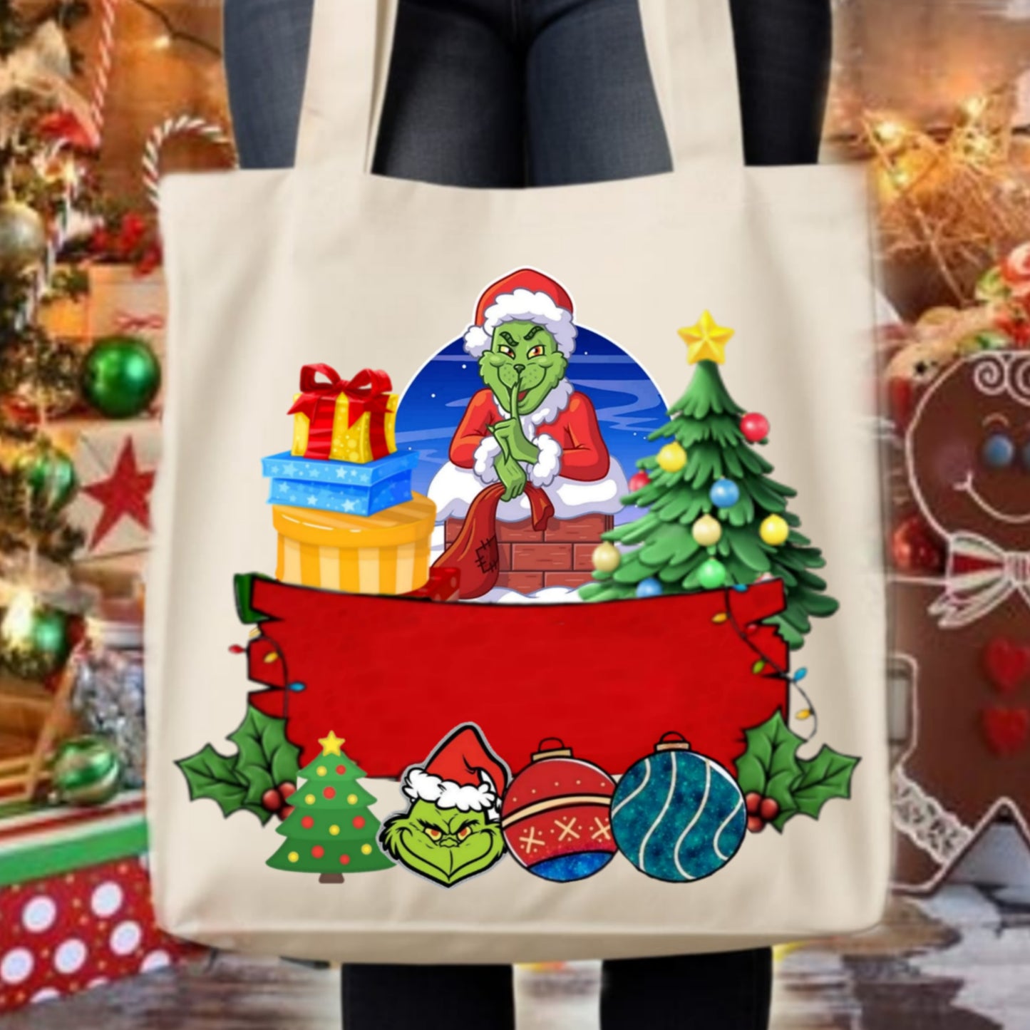 Christmas Grouch Tote Images Bundle