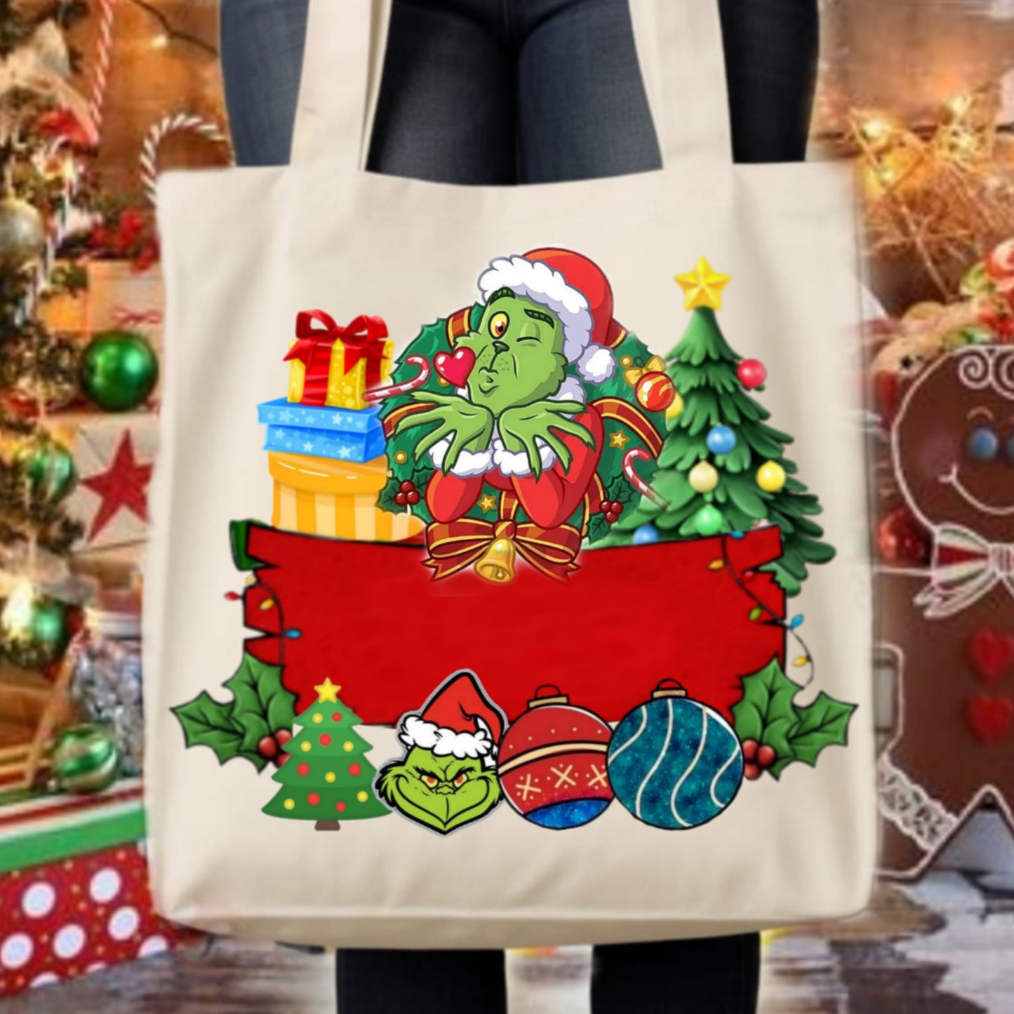 Christmas Grouch Tote Images Bundle