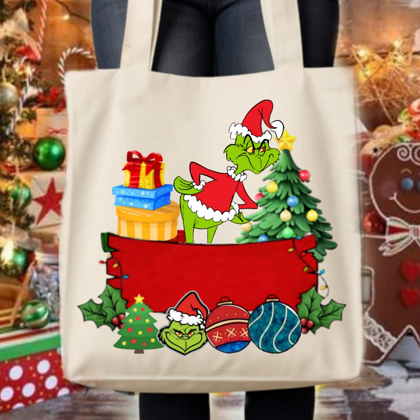 Christmas Grouch Tote Images Bundle