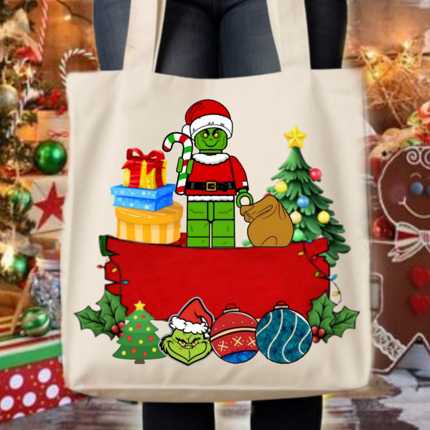 Christmas Grouch Tote Images Bundle