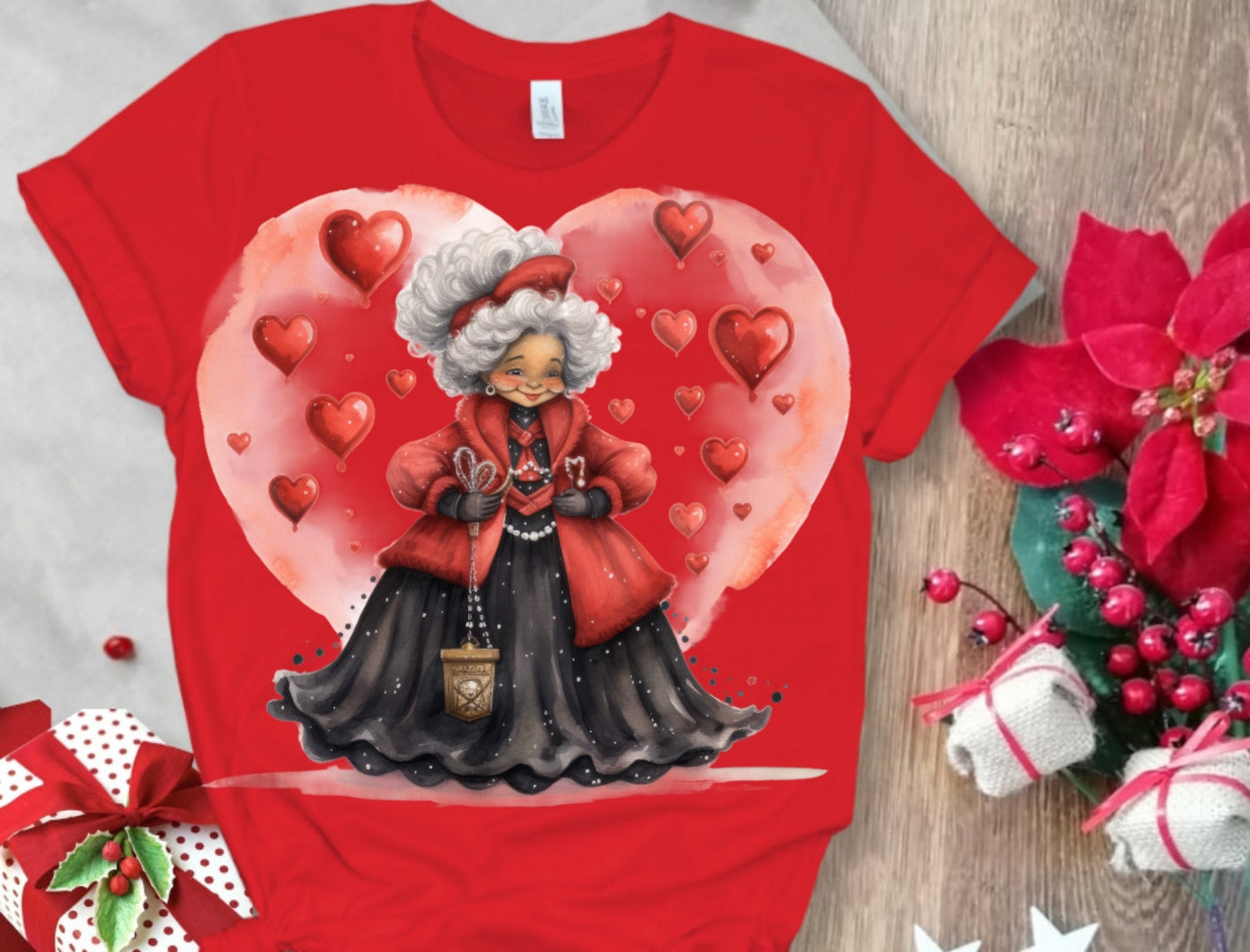 Christmas Santa Sublimation/DTF T-Shirt Images Bundle