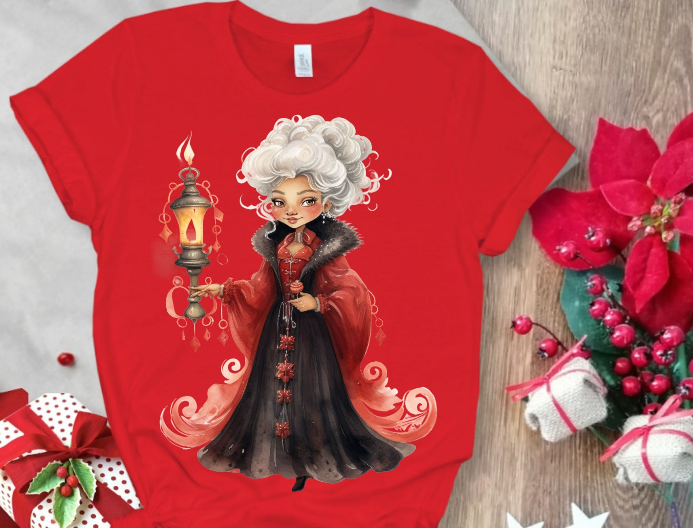 Christmas Santa Sublimation/DTF T-Shirt Images Bundle