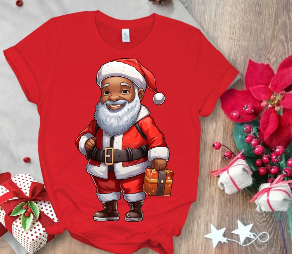 Christmas Santa Sublimation/DTF T-Shirt Images Bundle