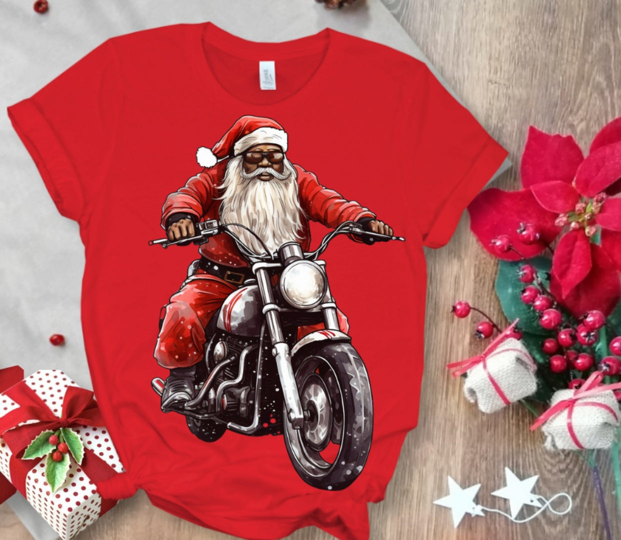 Christmas Santa Sublimation/DTF T-Shirt Images Bundle