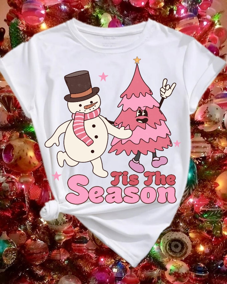 Groovy Christmas Pink Bundle Pack Sublimation/DTF Images