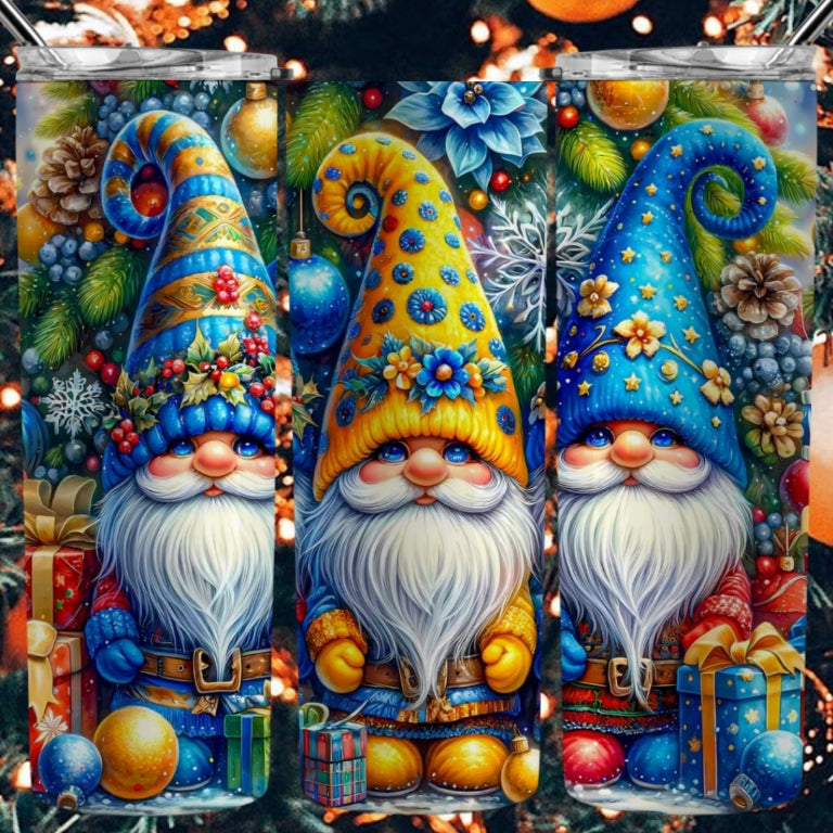 Christmas Gnomes Sublimation 20oz Images Bundle