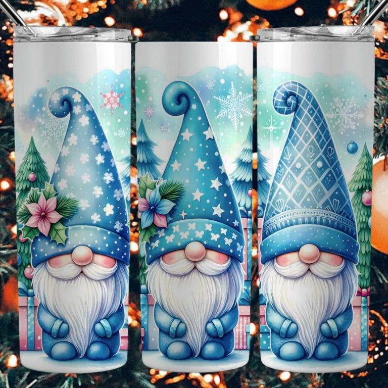 Christmas Gnomes Sublimation 20oz Images Bundle