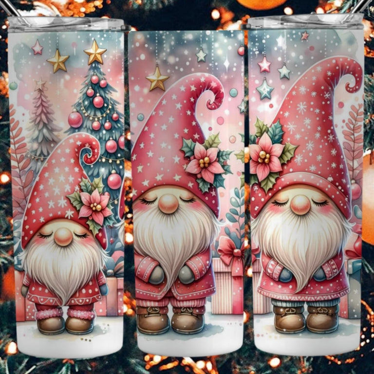 Christmas Gnomes Sublimation 20oz Images Bundle