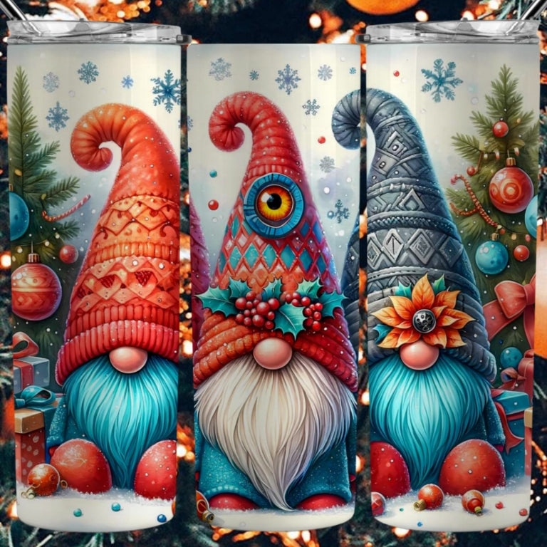 Christmas Gnomes Sublimation 20oz Images Bundle