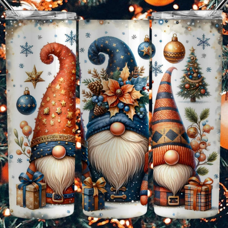 Christmas Gnomes Sublimation 20oz Images Bundle