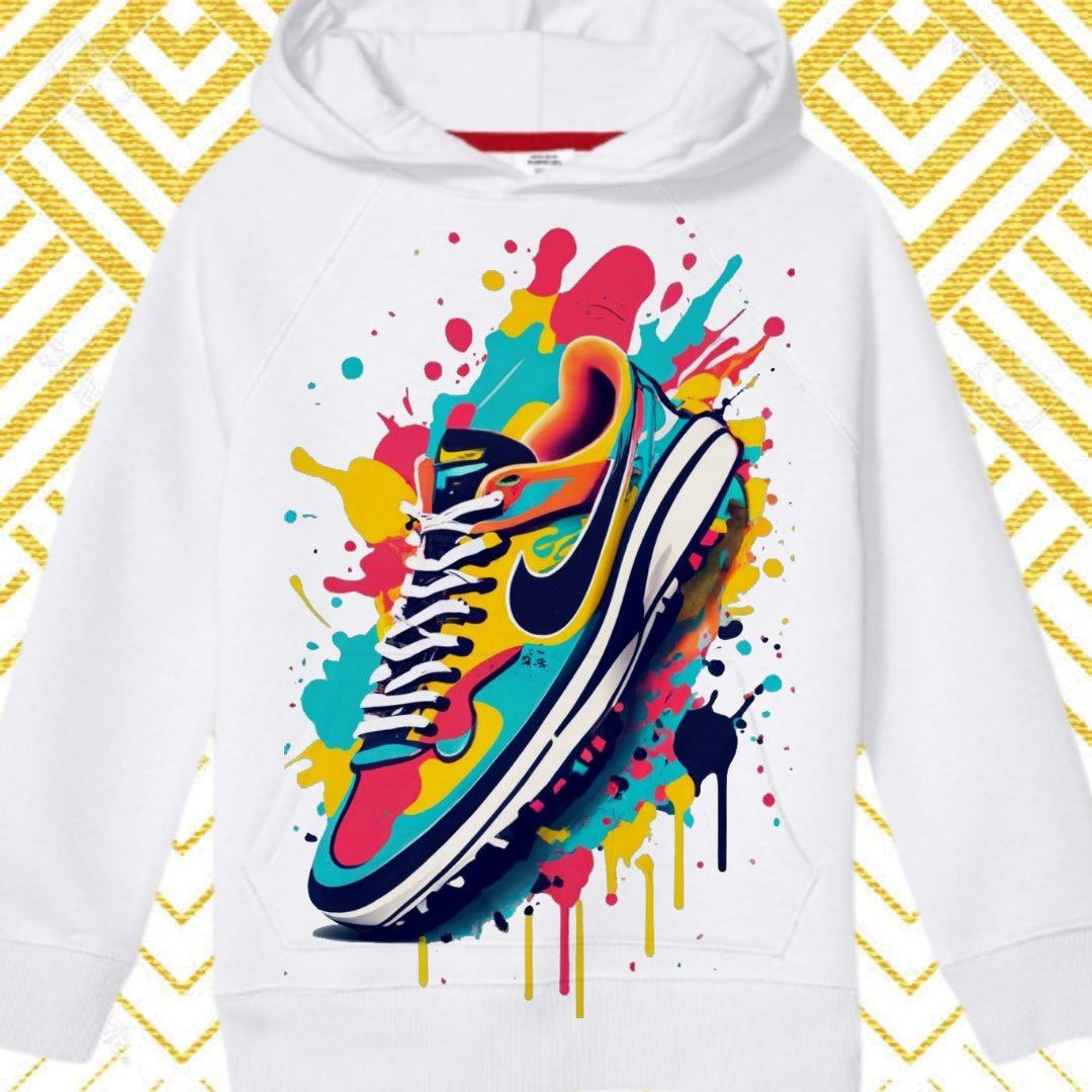 Color Splat Shoe Sublimation/DTF T-Shirt Images Bundle