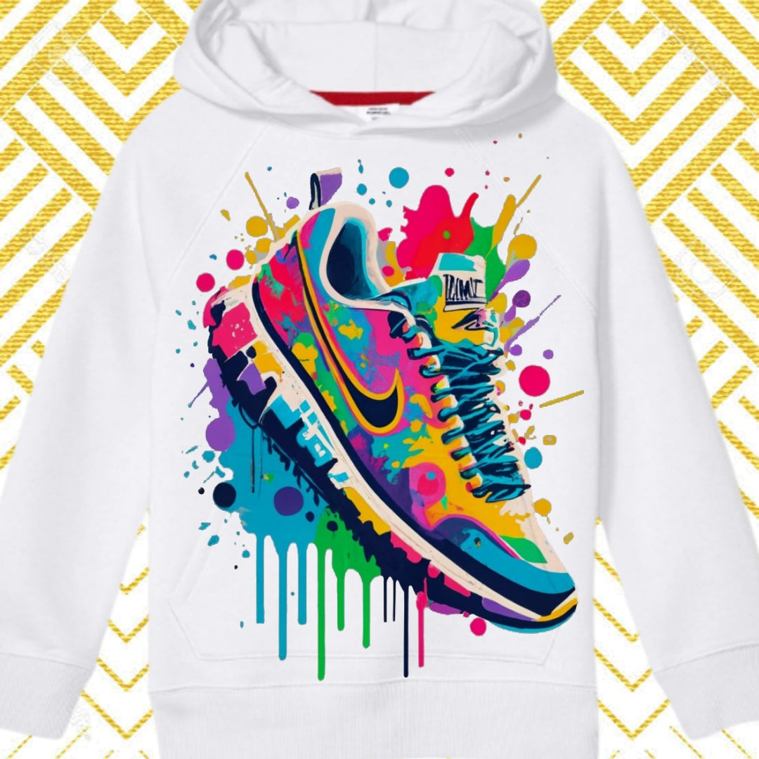 Color Splat Shoe Sublimation/DTF T-Shirt Images Bundle