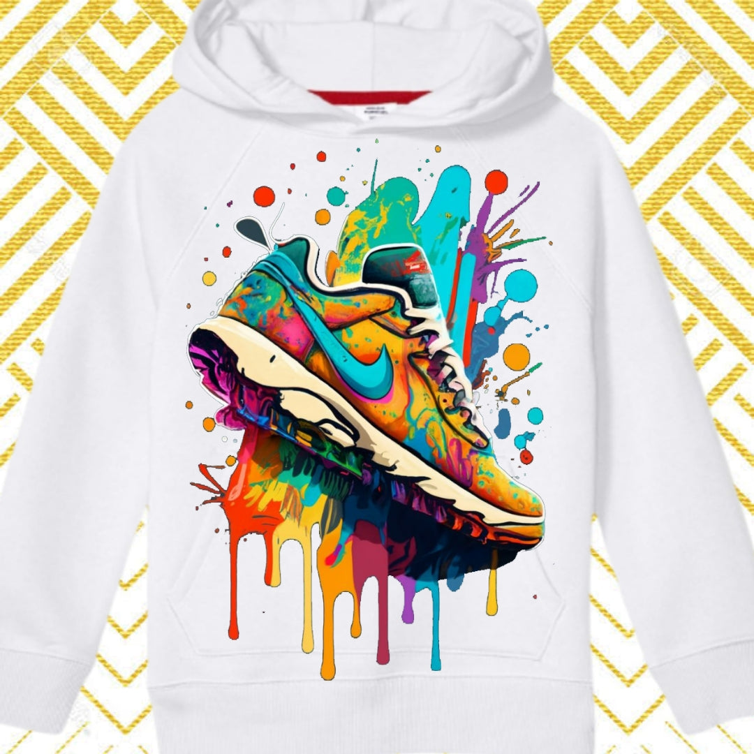 Color Splat Shoe Sublimation/DTF T-Shirt Images Bundle