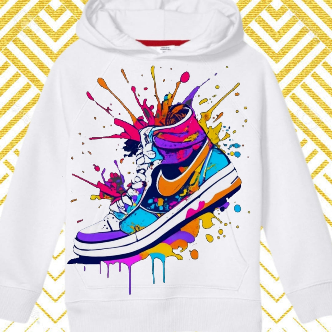 Color Splat Shoe Sublimation/DTF T-Shirt Images Bundle