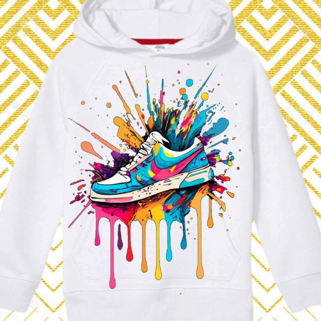 Color Splat Shoe Sublimation/DTF T-Shirt Images Bundle