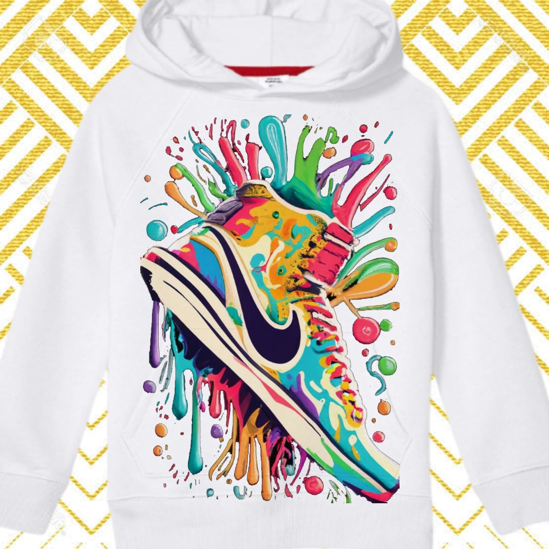 Color Splat Shoe Sublimation/DTF T-Shirt Images Bundle