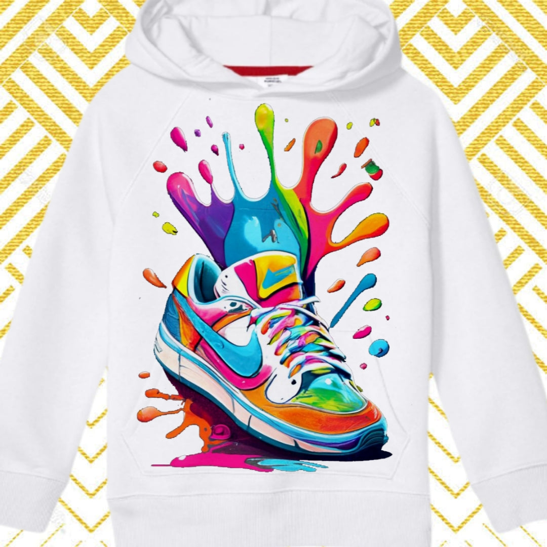 Color Splat Shoe Sublimation/DTF T-Shirt Images Bundle