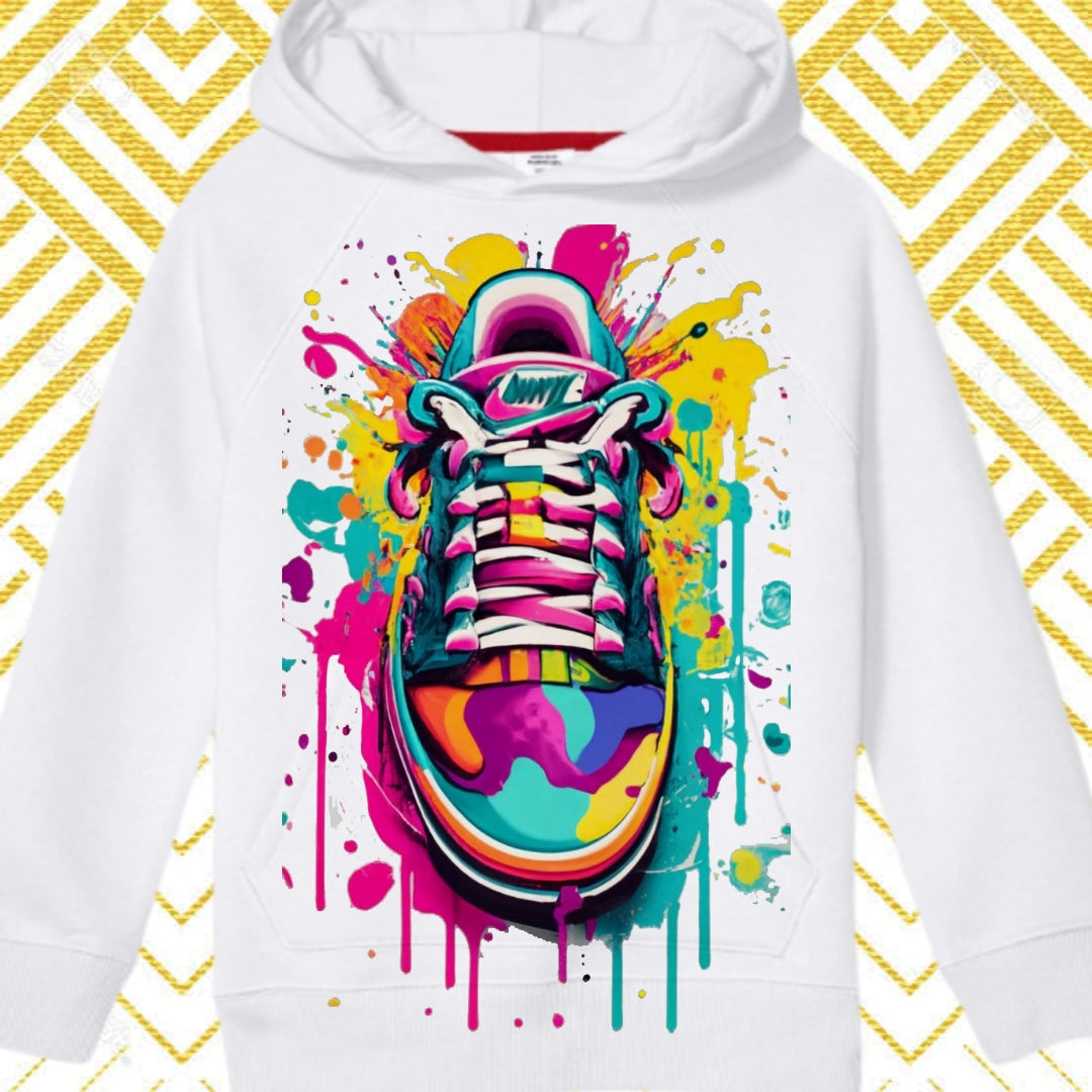 Color Splat Shoe Sublimation/DTF T-Shirt Images Bundle