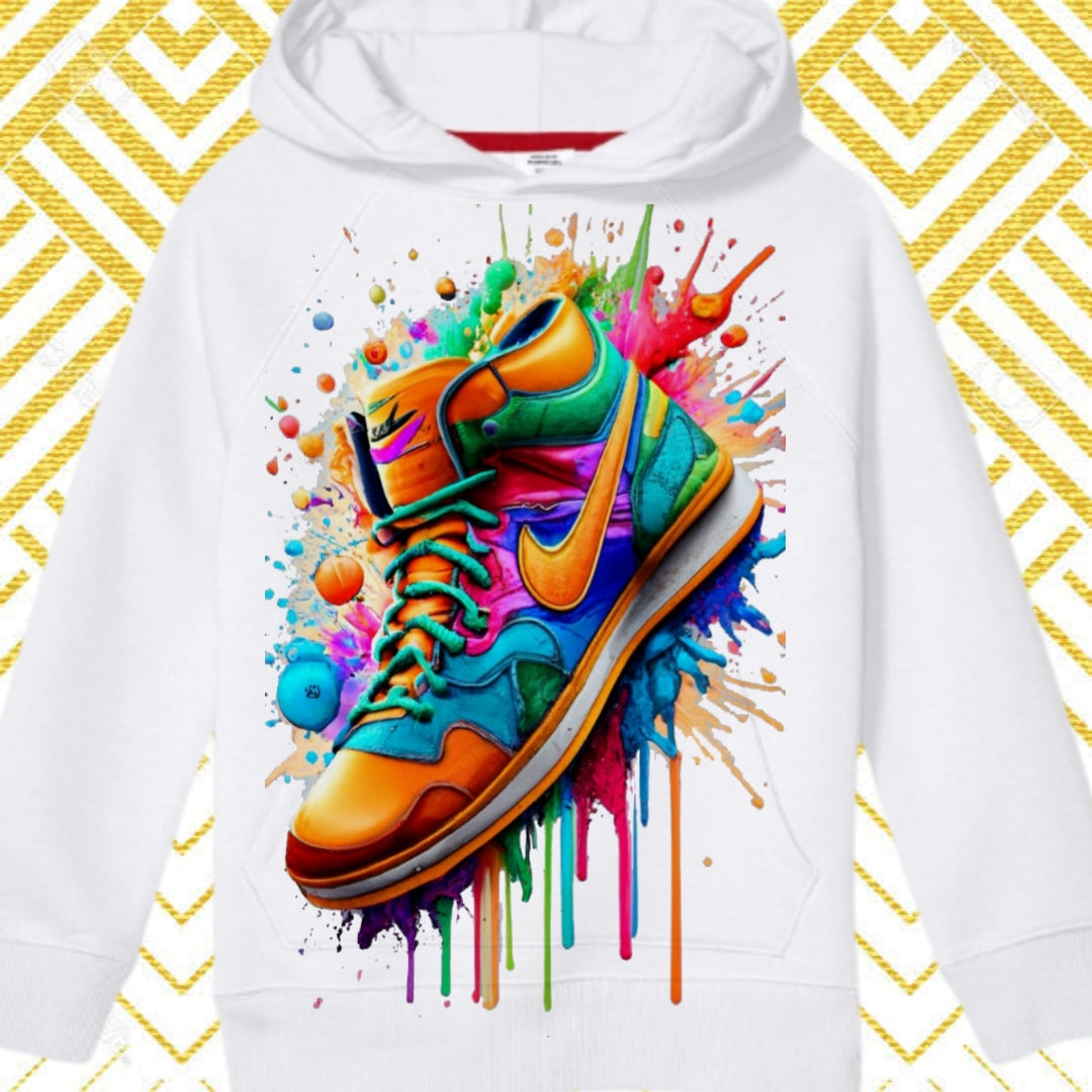 Color Splat Shoe Sublimation/DTF T-Shirt Images Bundle