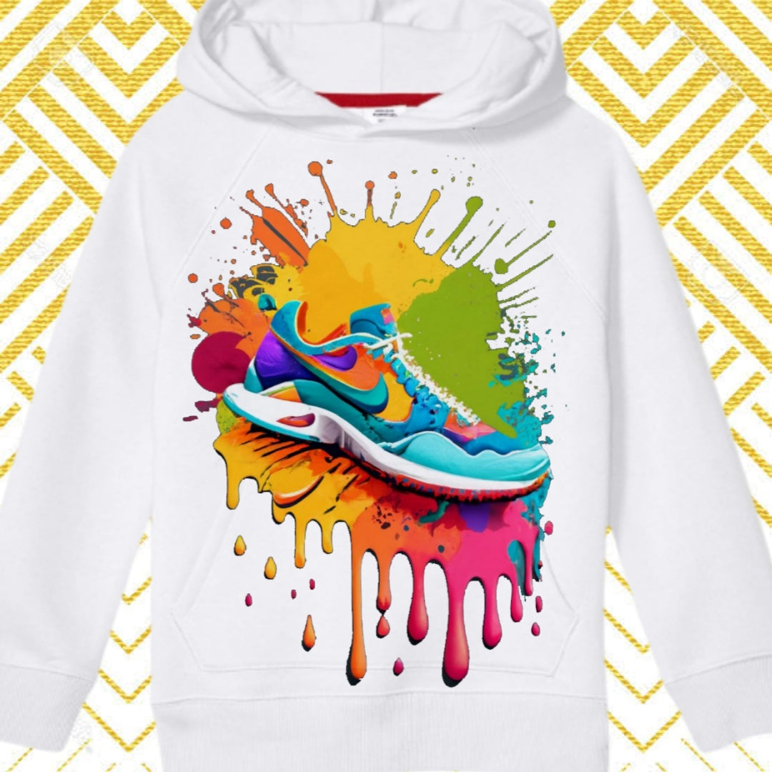 Color Splat Shoe Sublimation/DTF T-Shirt Images Bundle