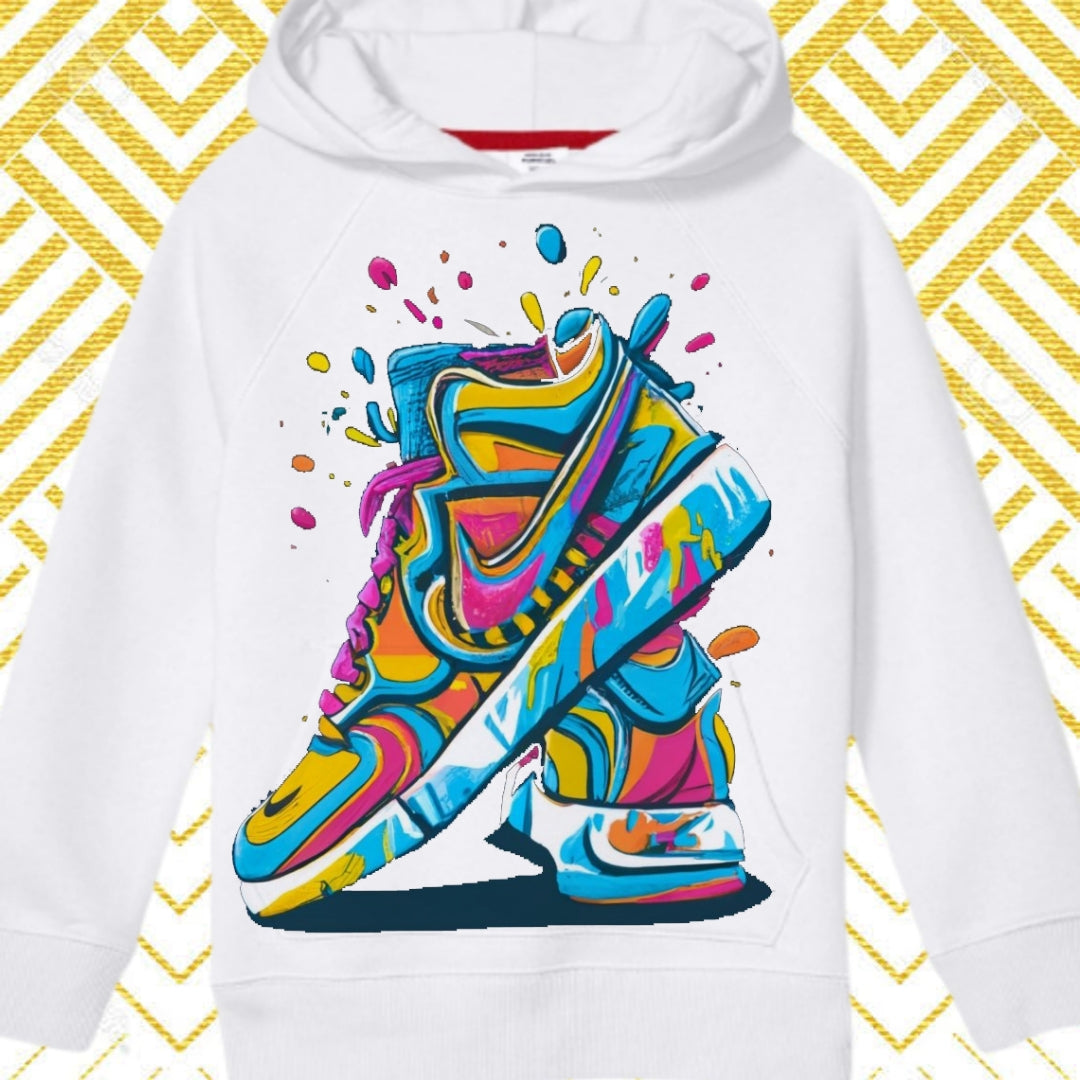 Color Splat Shoe Sublimation/DTF T-Shirt Images Bundle