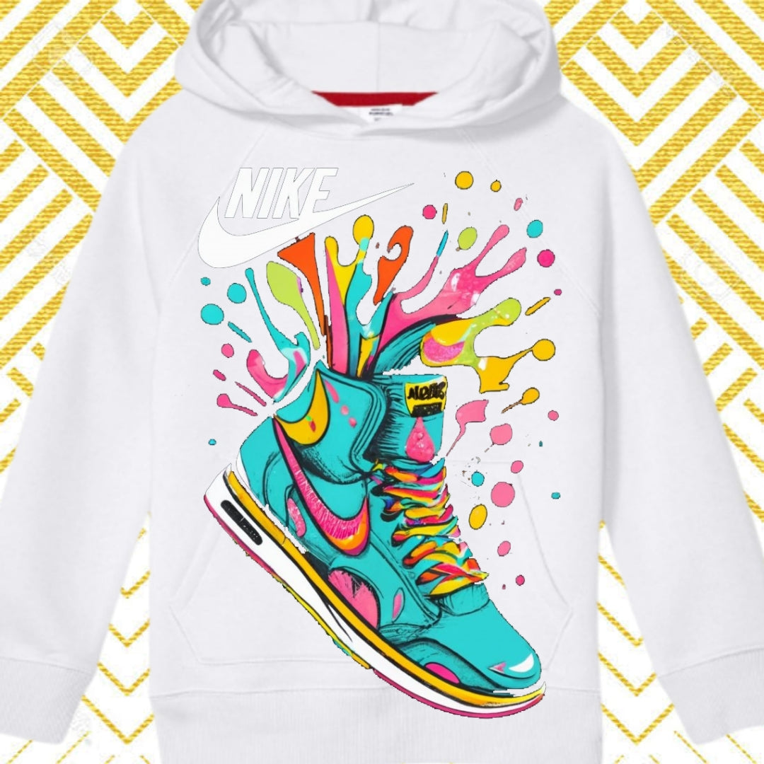 Color Splat Shoe Sublimation/DTF T-Shirt Images Bundle