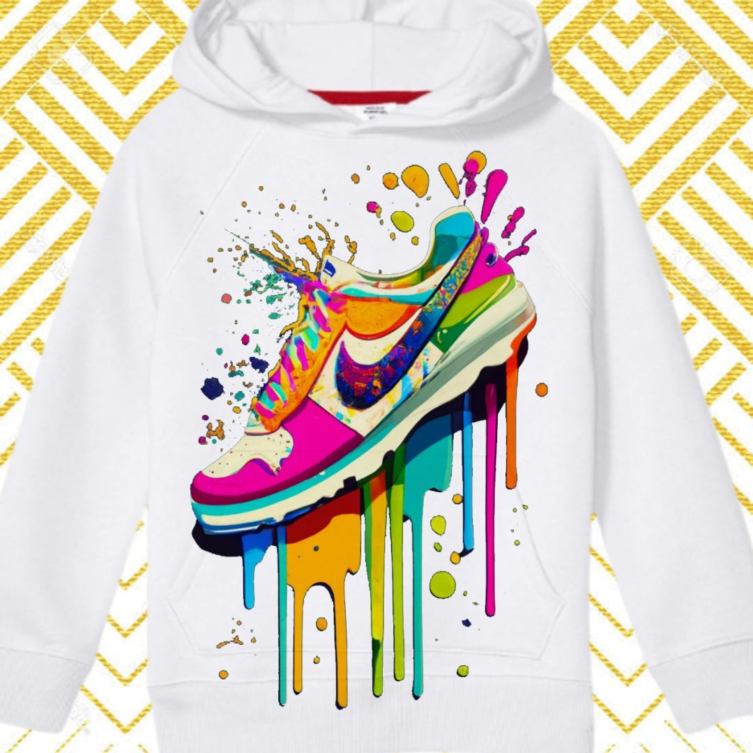 Color Splat Shoe Sublimation/DTF T-Shirt Images Bundle