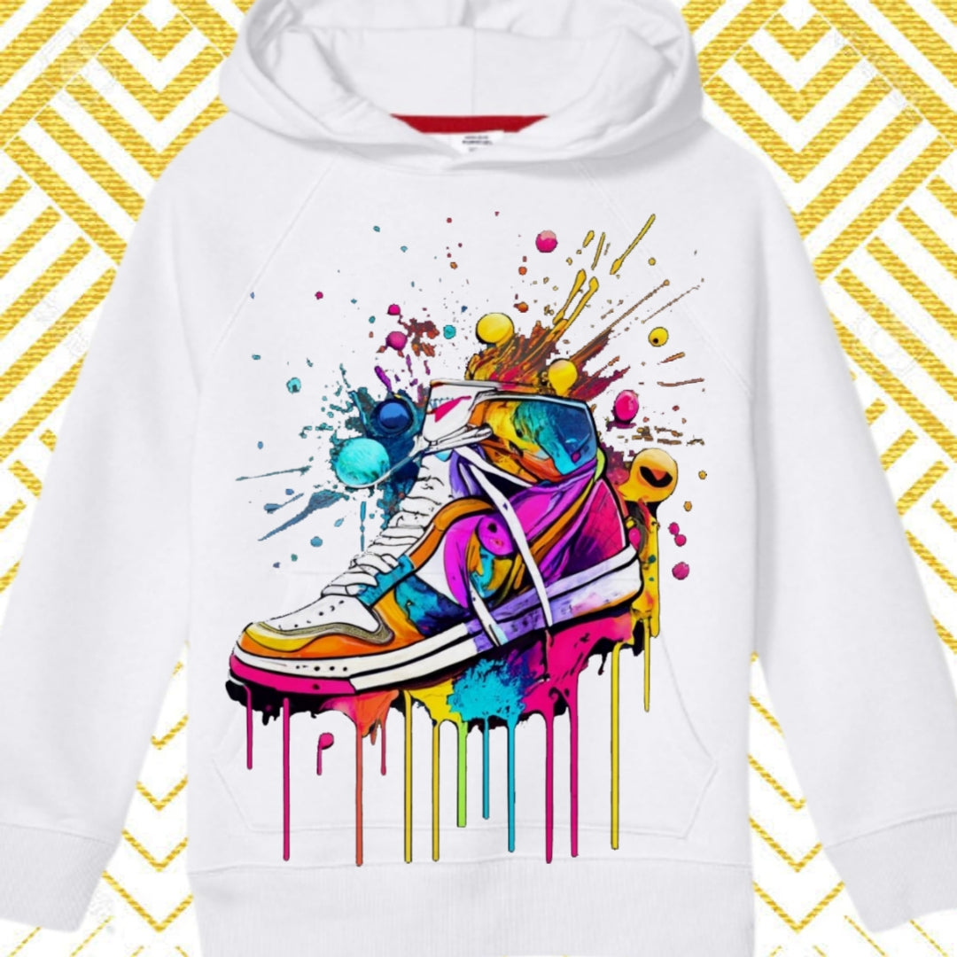 Color Splat Shoe Sublimation/DTF T-Shirt Images Bundle