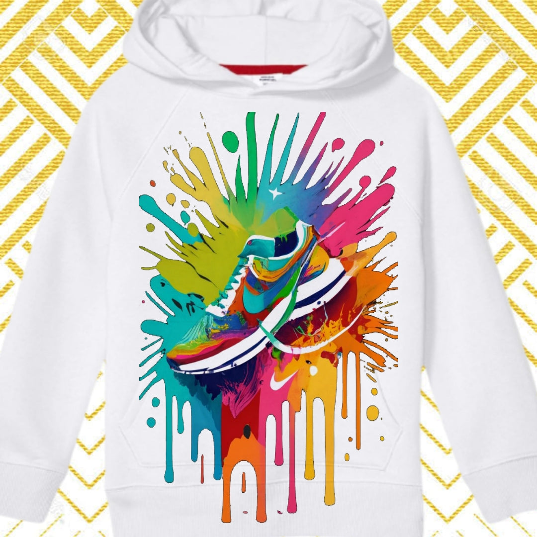 Color Splat Shoe Sublimation/DTF T-Shirt Images Bundle