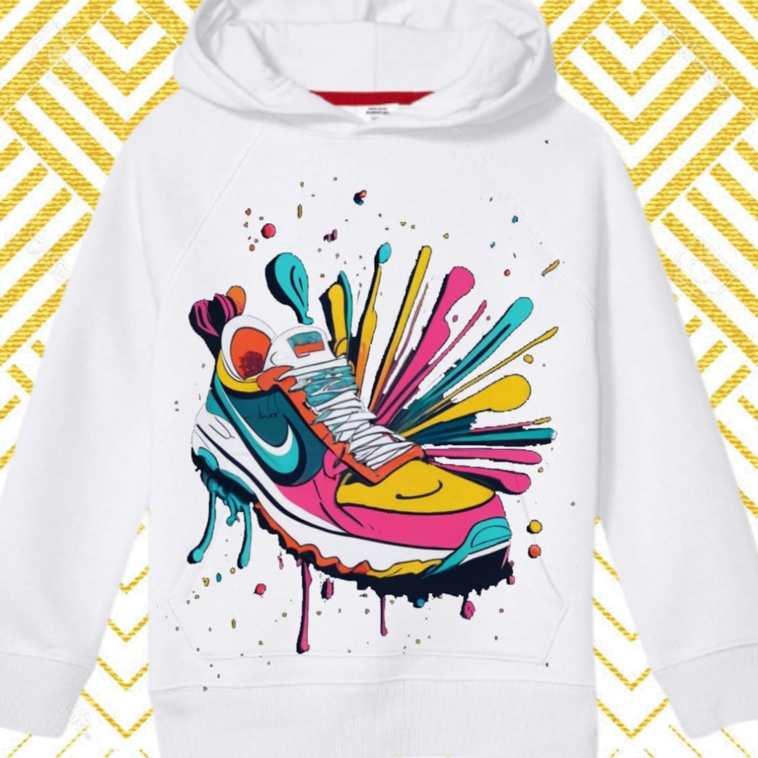 Color Splat Shoe Sublimation/DTF T-Shirt Images Bundle