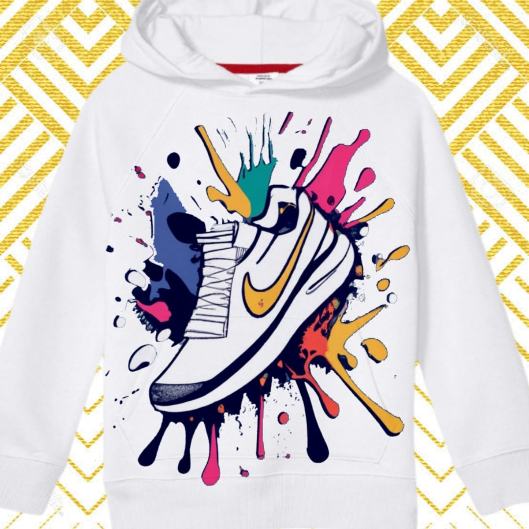 Color Splat Shoe Sublimation/DTF T-Shirt Images Bundle