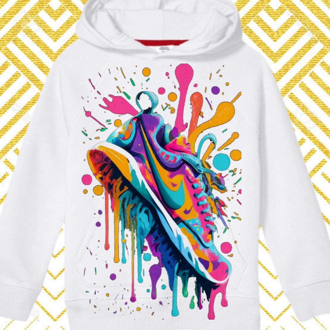 Color Splat Shoe Sublimation/DTF T-Shirt Images Bundle