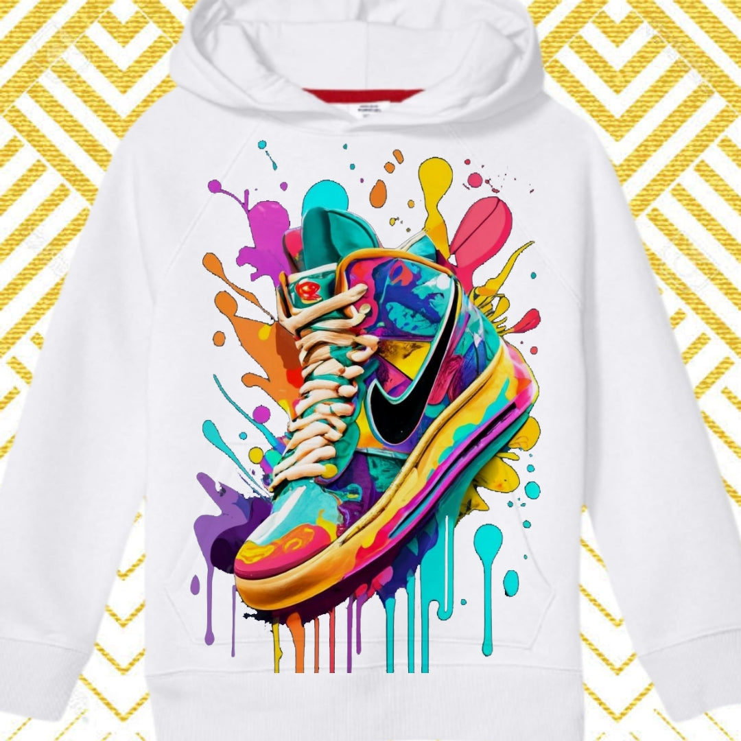 Color Splat Shoe Sublimation/DTF T-Shirt Images Bundle