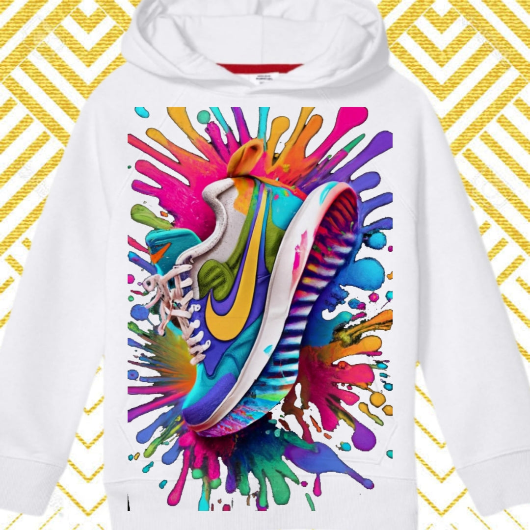 Color Splat Shoe Sublimation/DTF T-Shirt Images Bundle