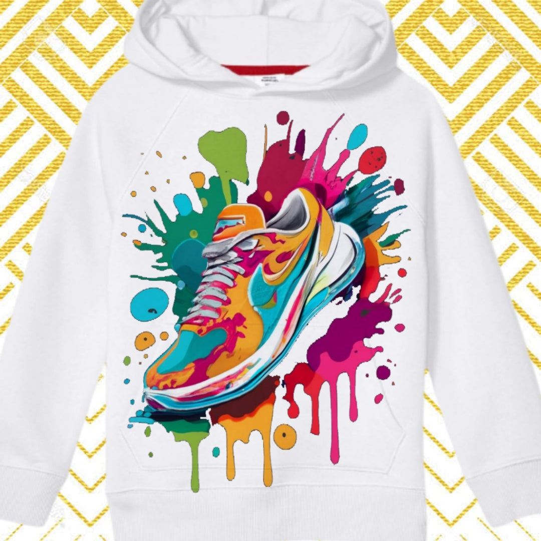 Color Splat Shoe Sublimation/DTF T-Shirt Images Bundle