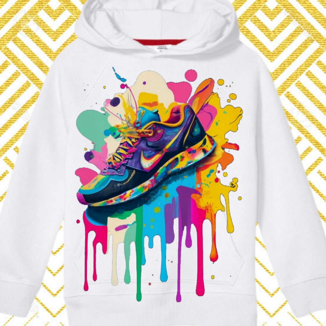 Color Splat Shoe Sublimation/DTF T-Shirt Images Bundle