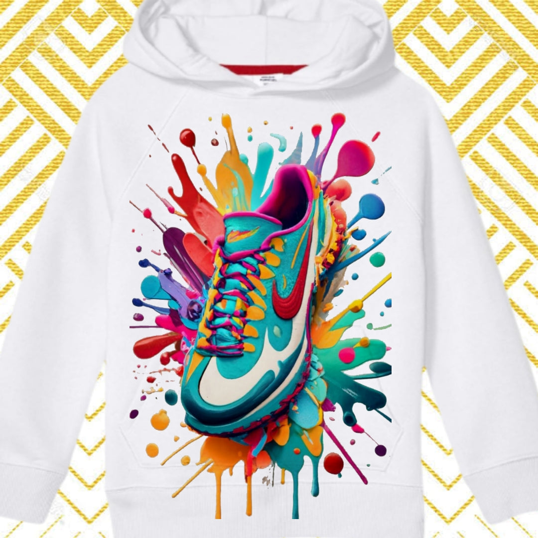 Color Splat Shoe Sublimation/DTF T-Shirt Images Bundle