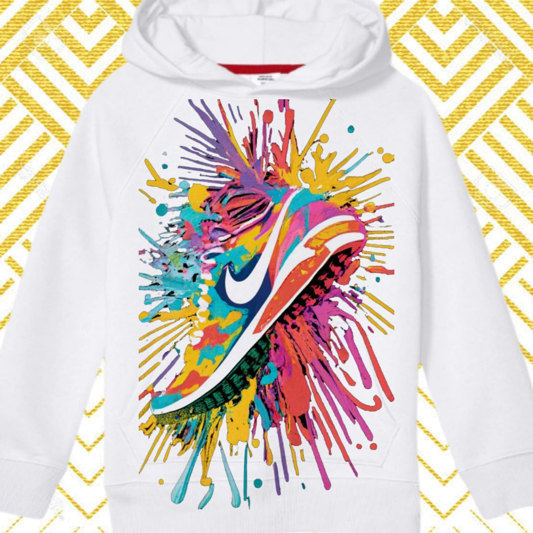 Color Splat Shoe Sublimation/DTF T-Shirt Images Bundle