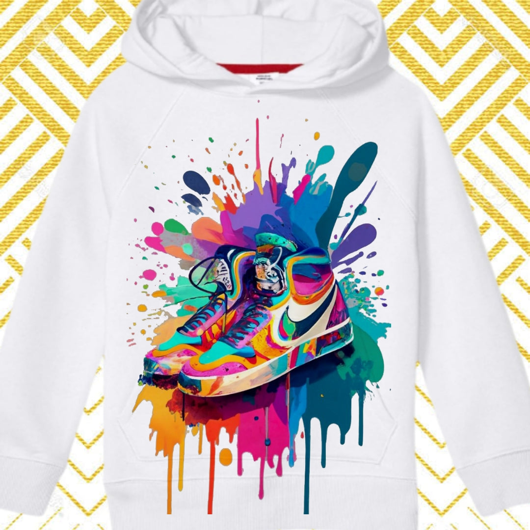 Color Splat Shoe Sublimation/DTF T-Shirt Images Bundle