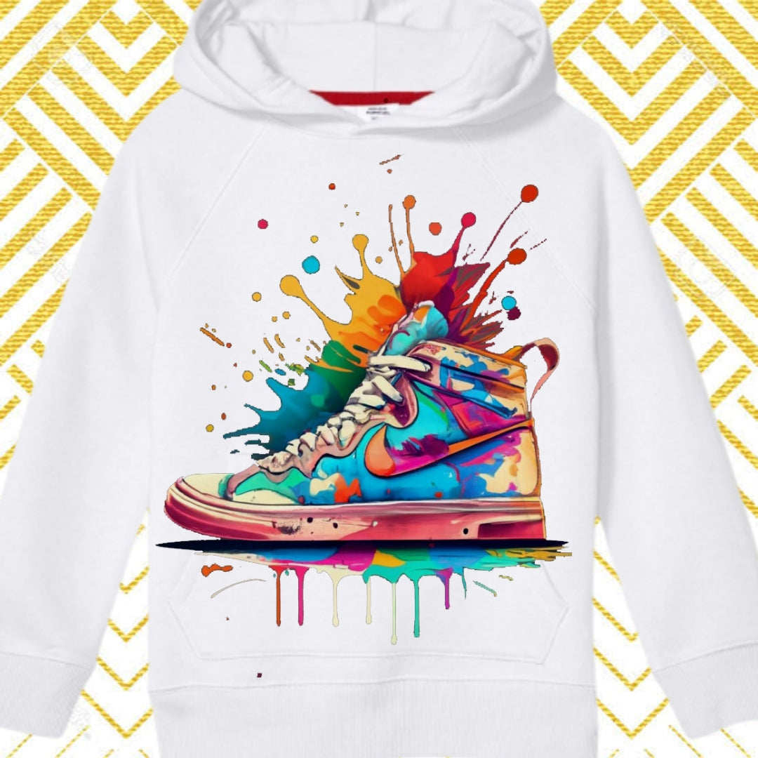 Color Splat Shoe Sublimation/DTF T-Shirt Images Bundle