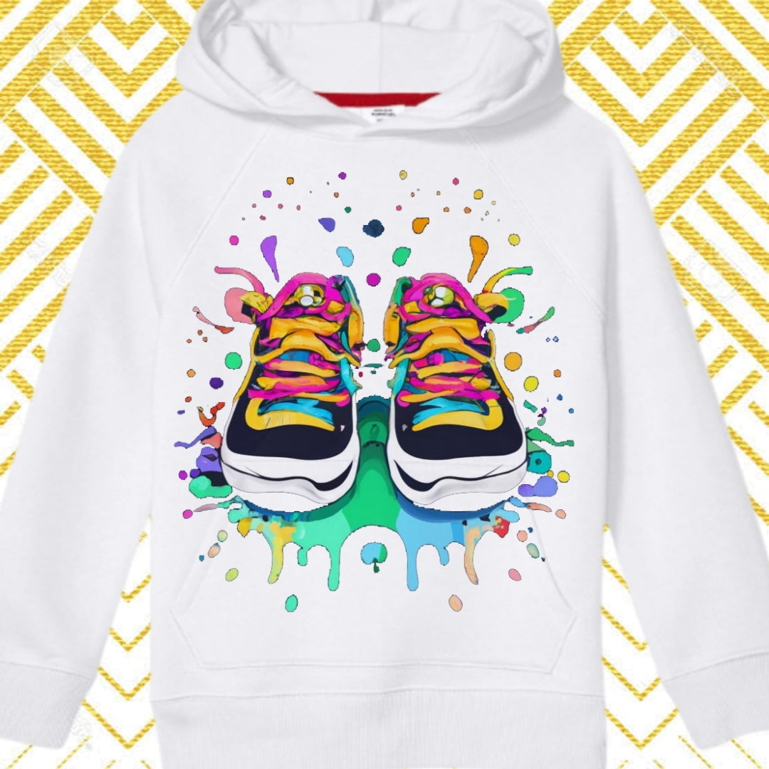 Color Splat Shoe Sublimation/DTF T-Shirt Images Bundle