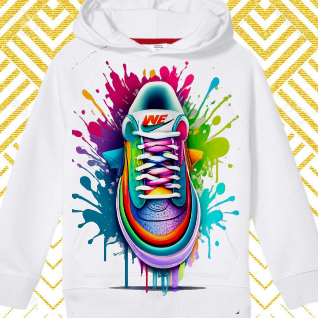 Color Splat Shoe Sublimation/DTF T-Shirt Images Bundle