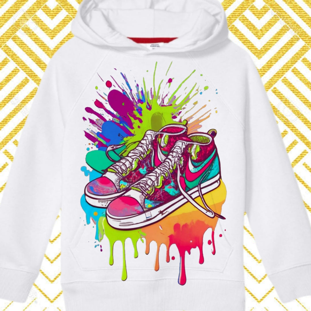 Color Splat Shoe Sublimation/DTF T-Shirt Images Bundle