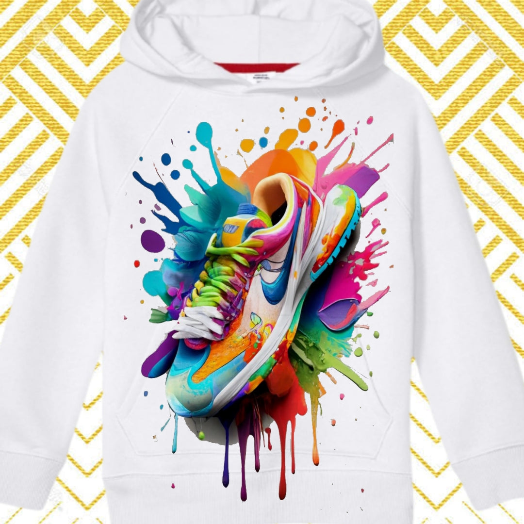 Color Splat Shoe Sublimation/DTF T-Shirt Images Bundle