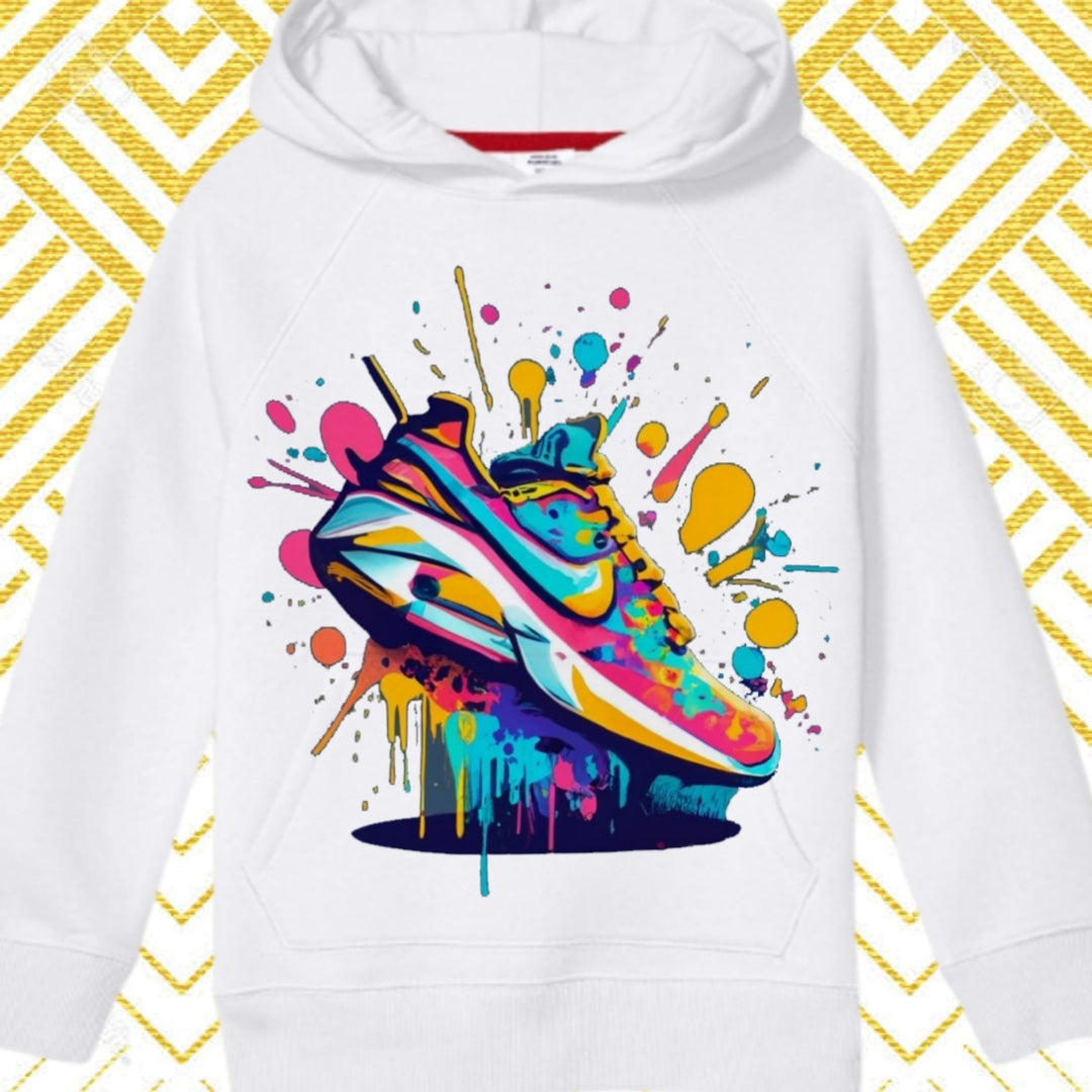 Color Splat Shoe Sublimation/DTF T-Shirt Images Bundle