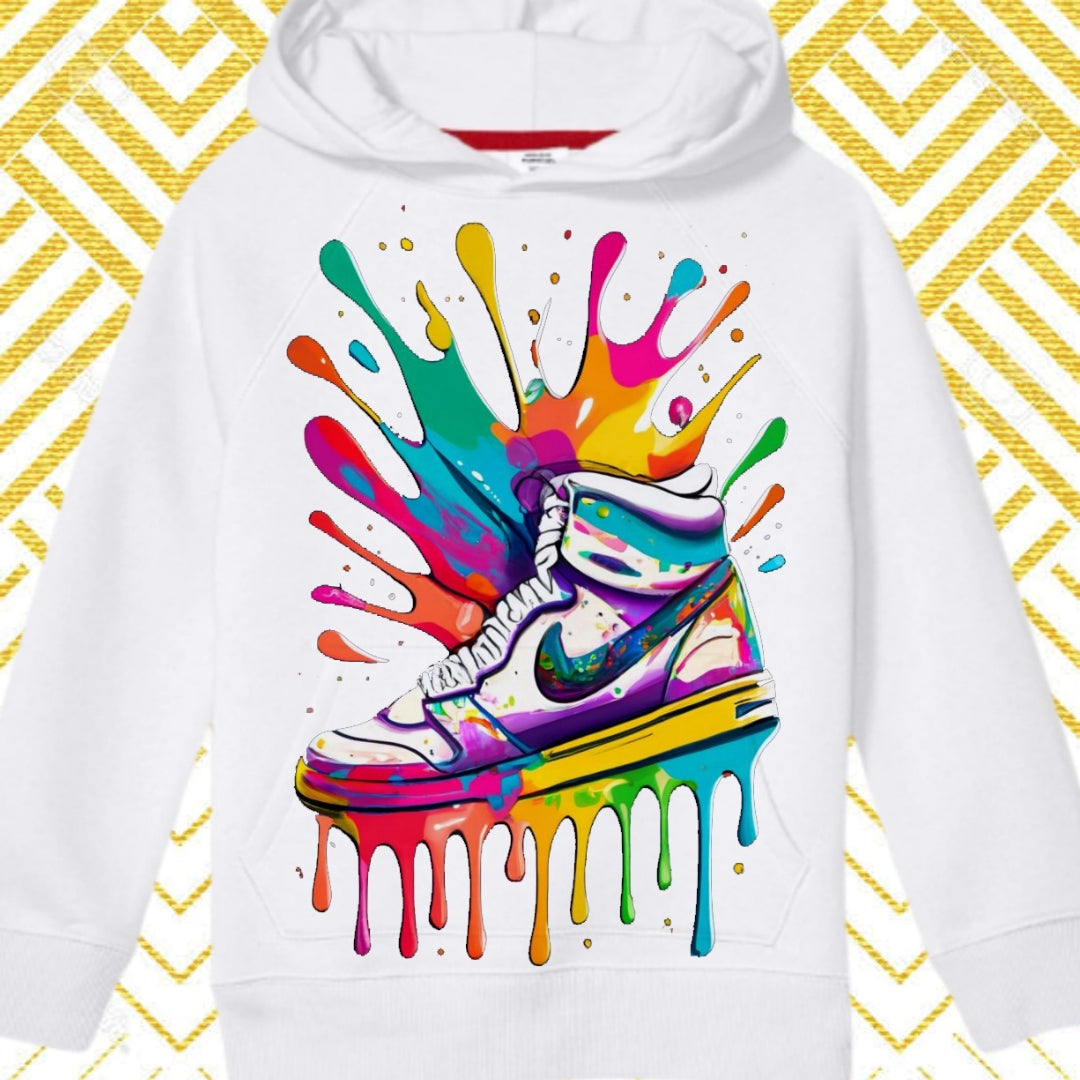 Color Splat Shoe Sublimation/DTF T-Shirt Images Bundle