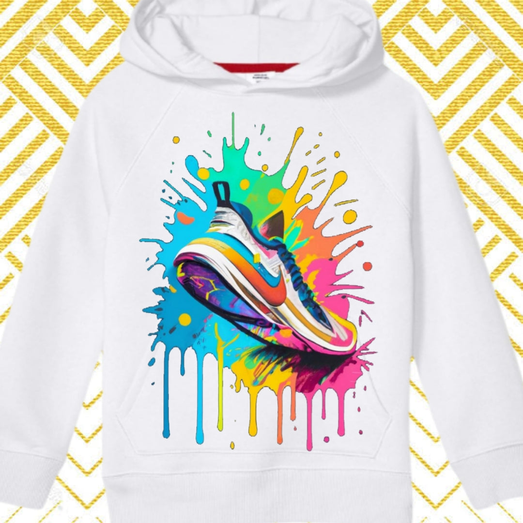 Color Splat Shoe Sublimation/DTF T-Shirt Images Bundle